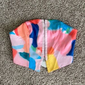 Princess Polly Multicolor Strapless Top